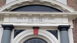 Eenheid in 't nodige - vrijheid in 't onzekere - In alles de liefde